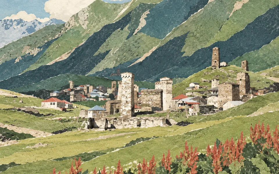 Casas torre medievales de Ushguli, Svaneti
